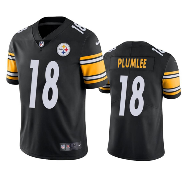 Men's Pittsburgh Steelers #18 John Rhys Plumlee Black Vapor Untouchable Limited Stitched Jersey